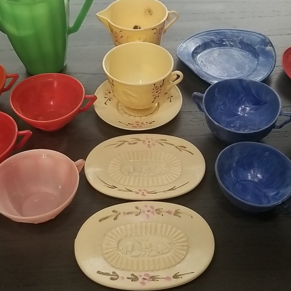 Vintage 40's tea set pieces - Picture 3 of 11